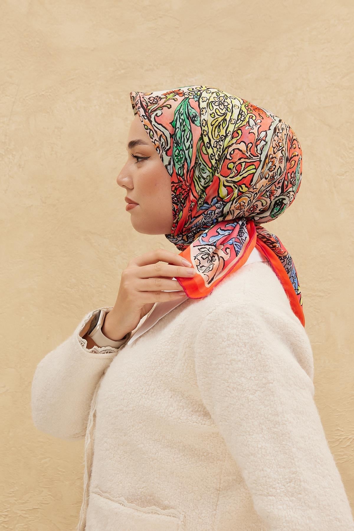 Silk Home Organik Pamuk İpek Eşarp 79010-13