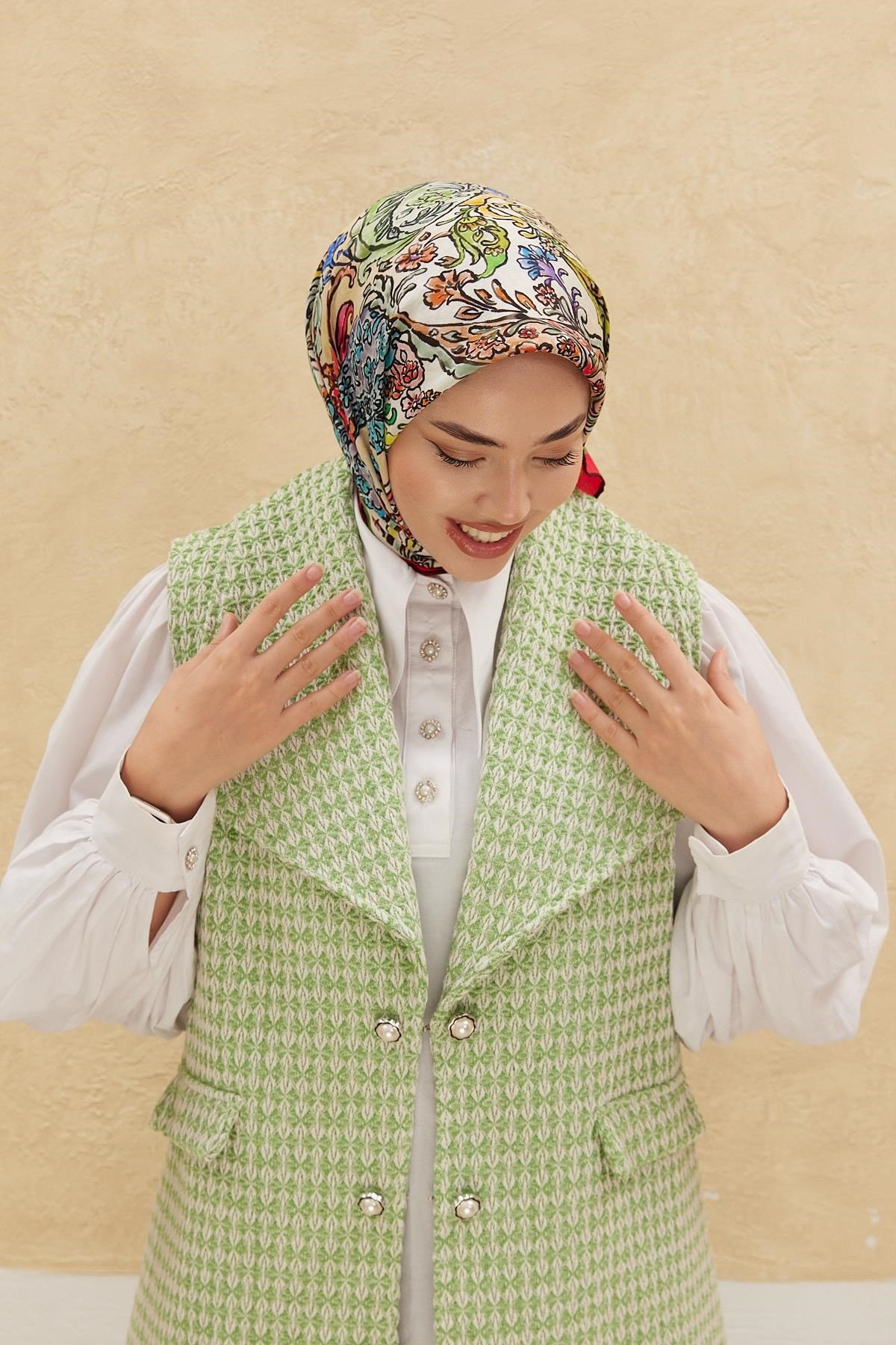 Silk Home Organik Pamuk İpek Eşarp 79010-14