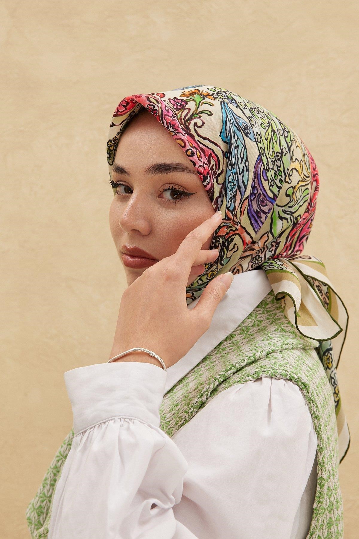 Silk Home Organik Pamuk İpek Eşarp 79010-03