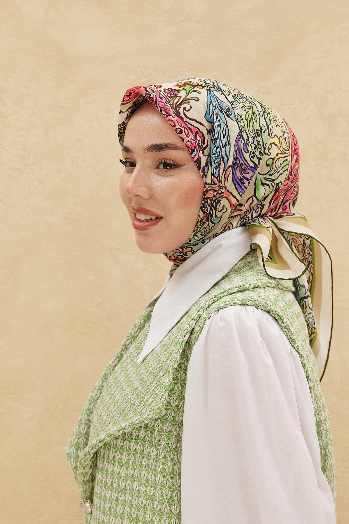Silk Home Organik Pamuk İpek Eşarp 79010-03