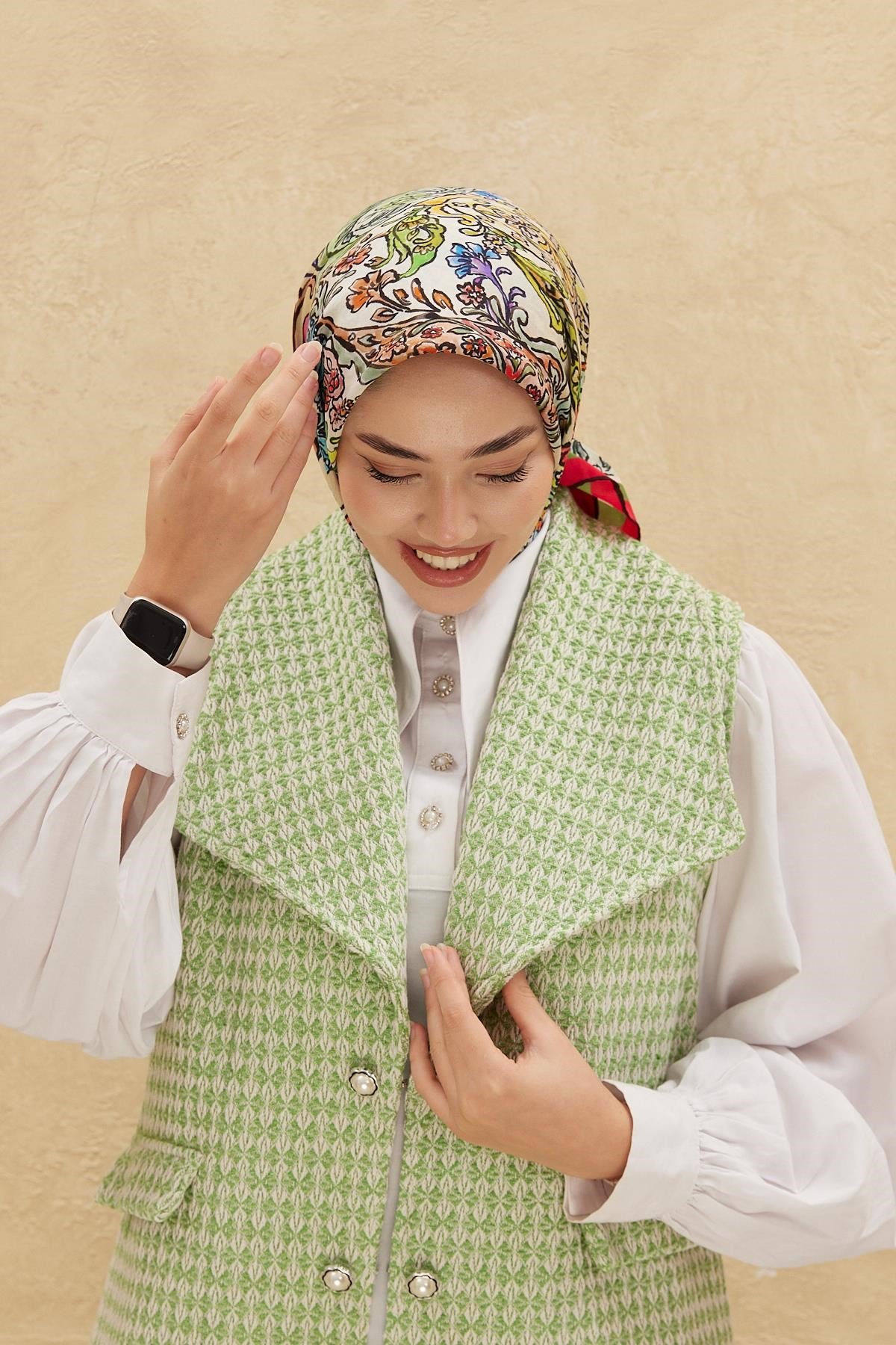 Silk Home Organik Pamuk İpek Eşarp 79010-14