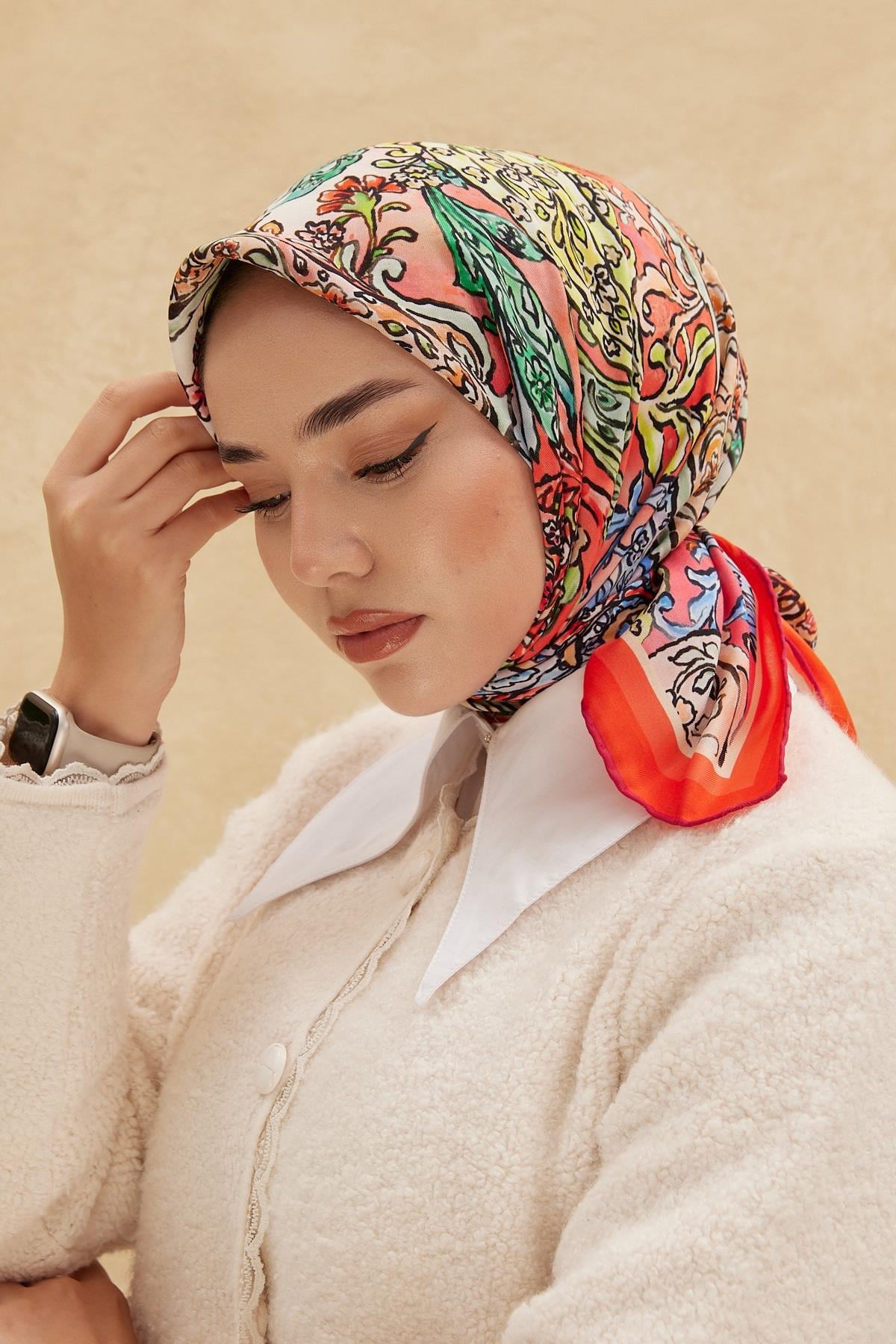 Silk Home Organik Pamuk İpek Eşarp 79010-13