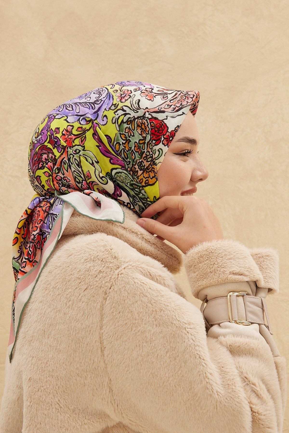 Silk Home Organik Pamuk İpek Eşarp 79010-06