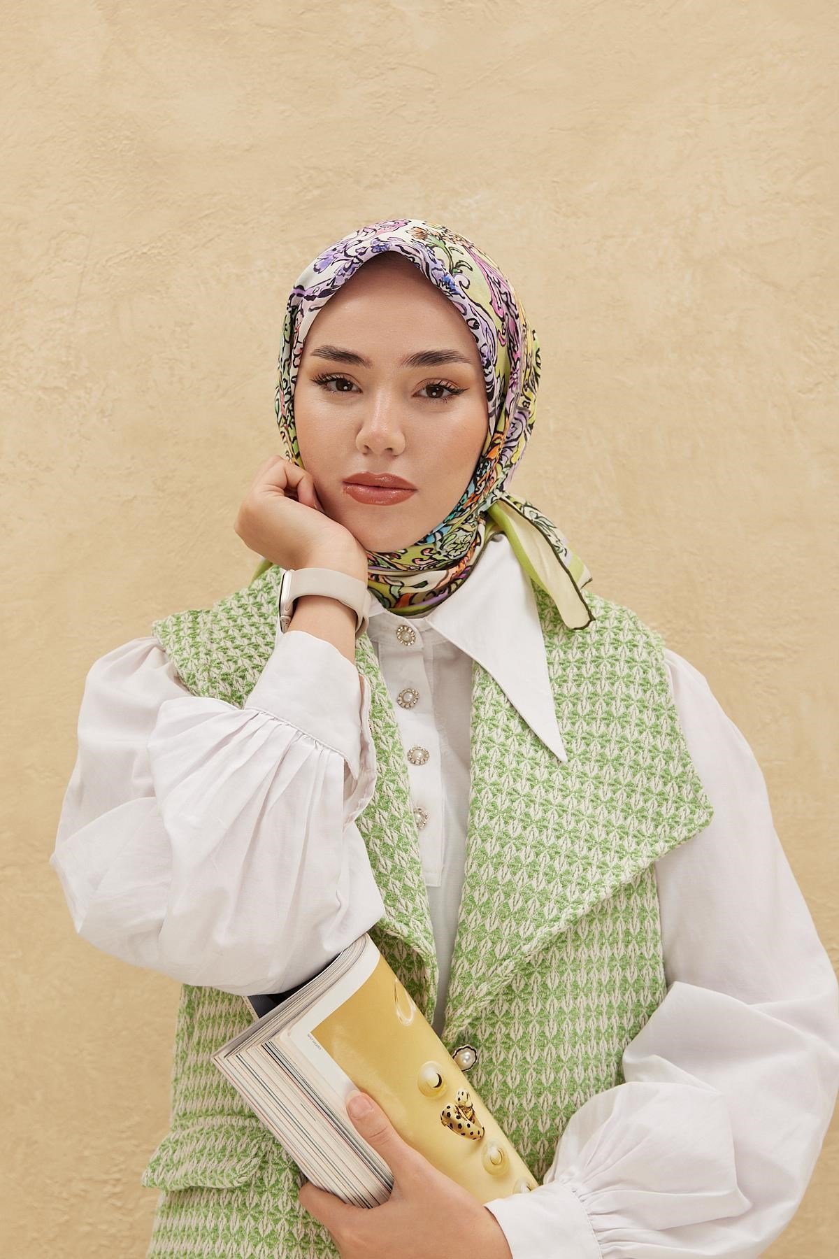 Silk Home Organik Pamuk İpek Eşarp 79010-04