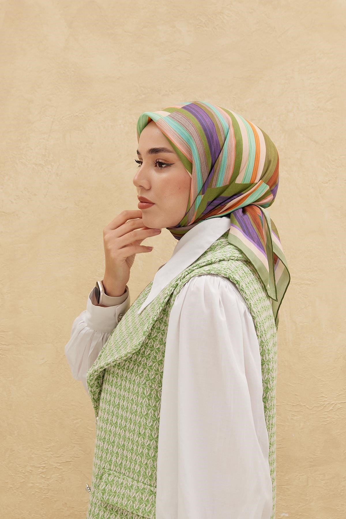 Silk Home Organik Pamuk İpek Eşarp 79011-11