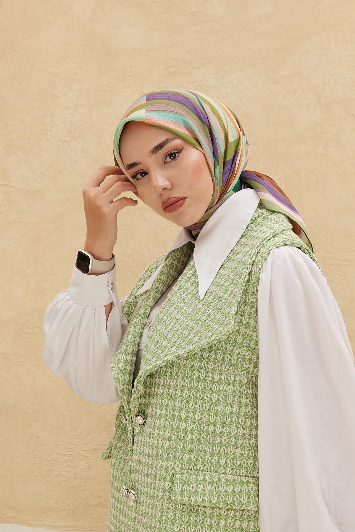 Silk Home Organik Pamuk İpek Eşarp 79011-11