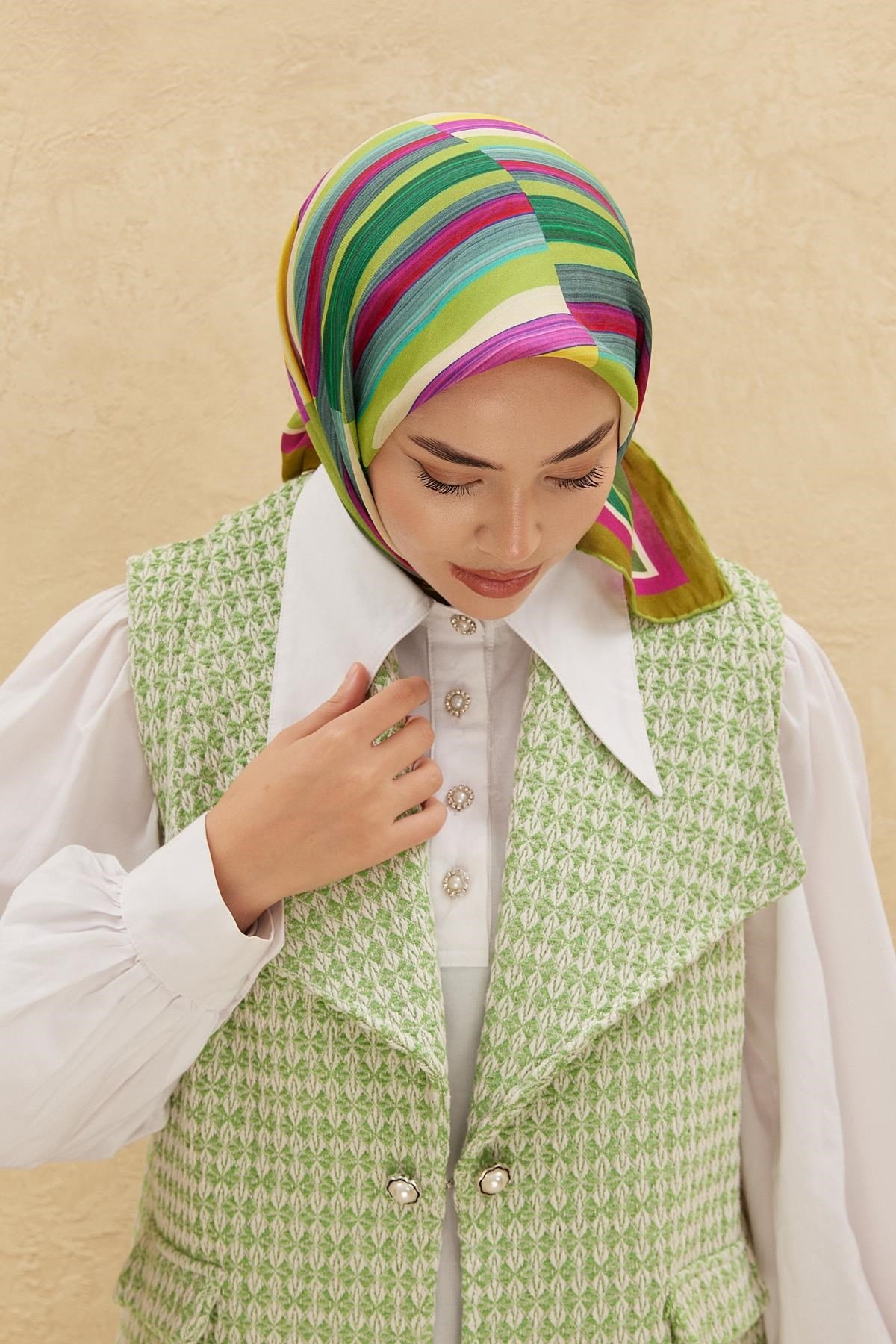 Silk Home Organik Pamuk İpek Eşarp 79011-13