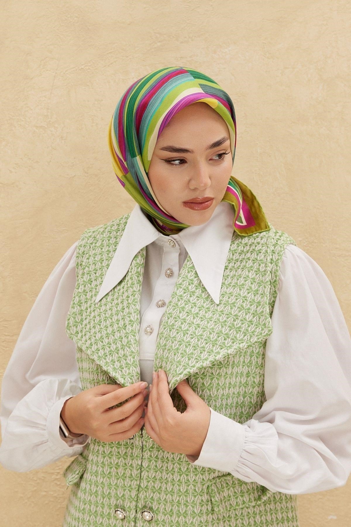 Silk Home Organik Pamuk İpek Eşarp 79011-13
