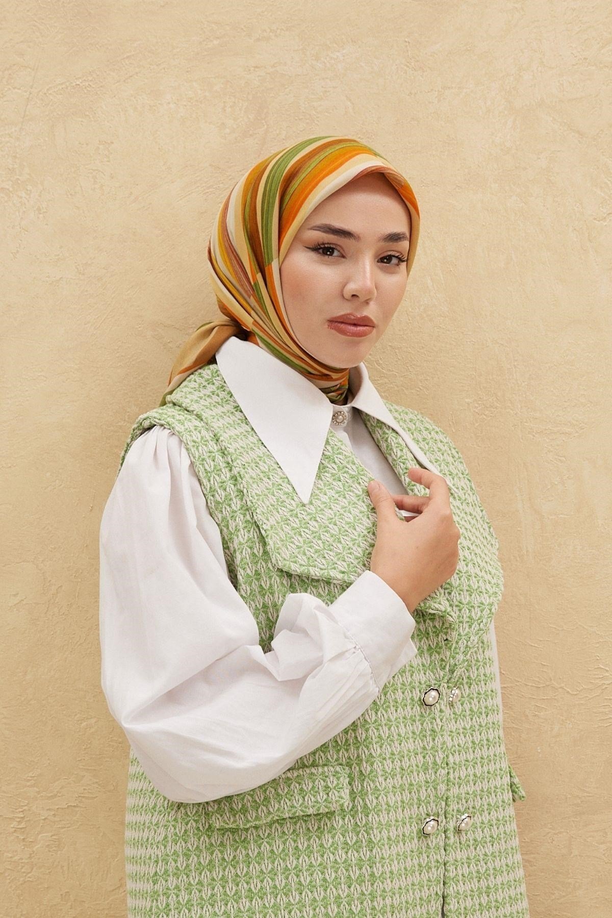 Silk Home Organik Pamuk İpek Eşarp 79011-12