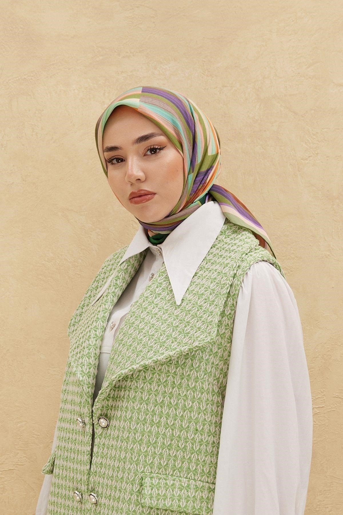 Silk Home Organik Pamuk İpek Eşarp 79011-11