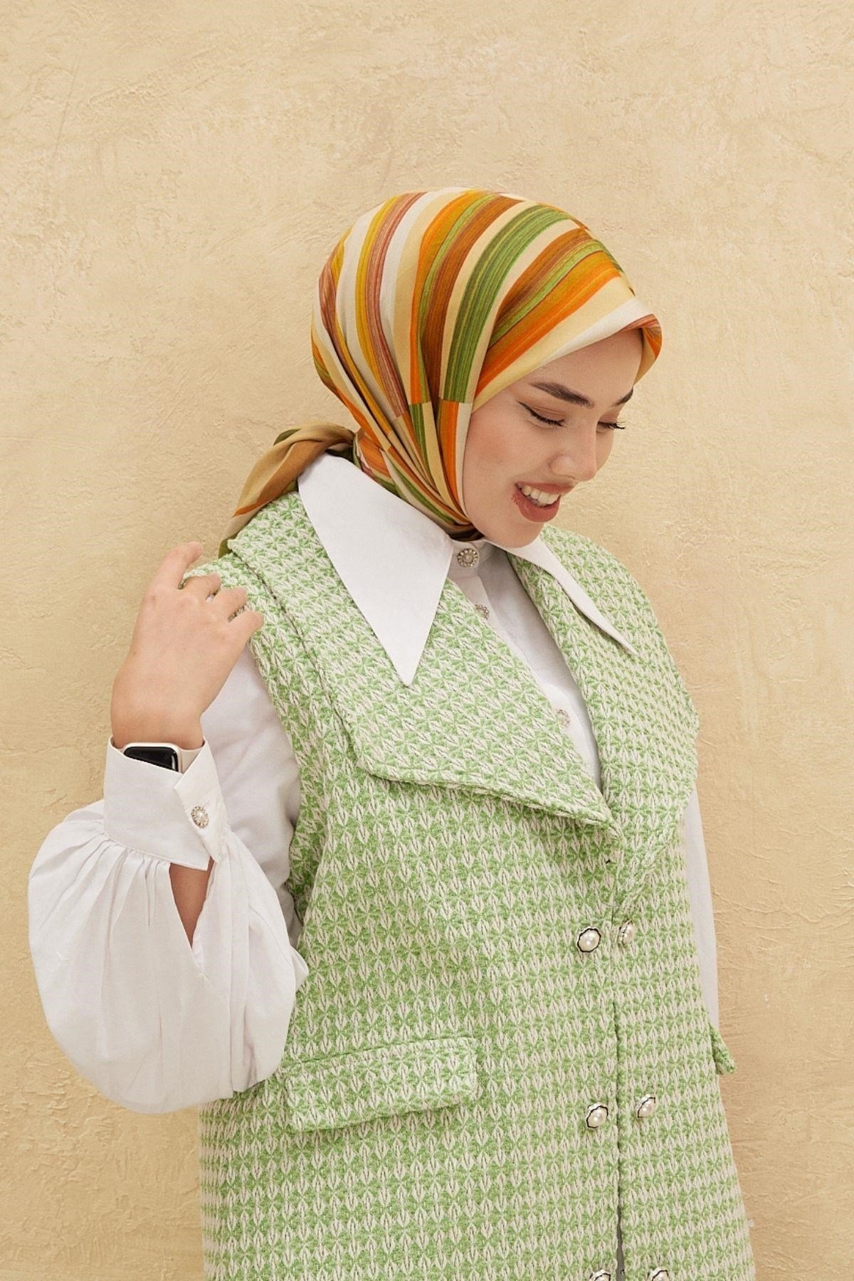 Silk Home Organik Pamuk İpek Eşarp 79011-12