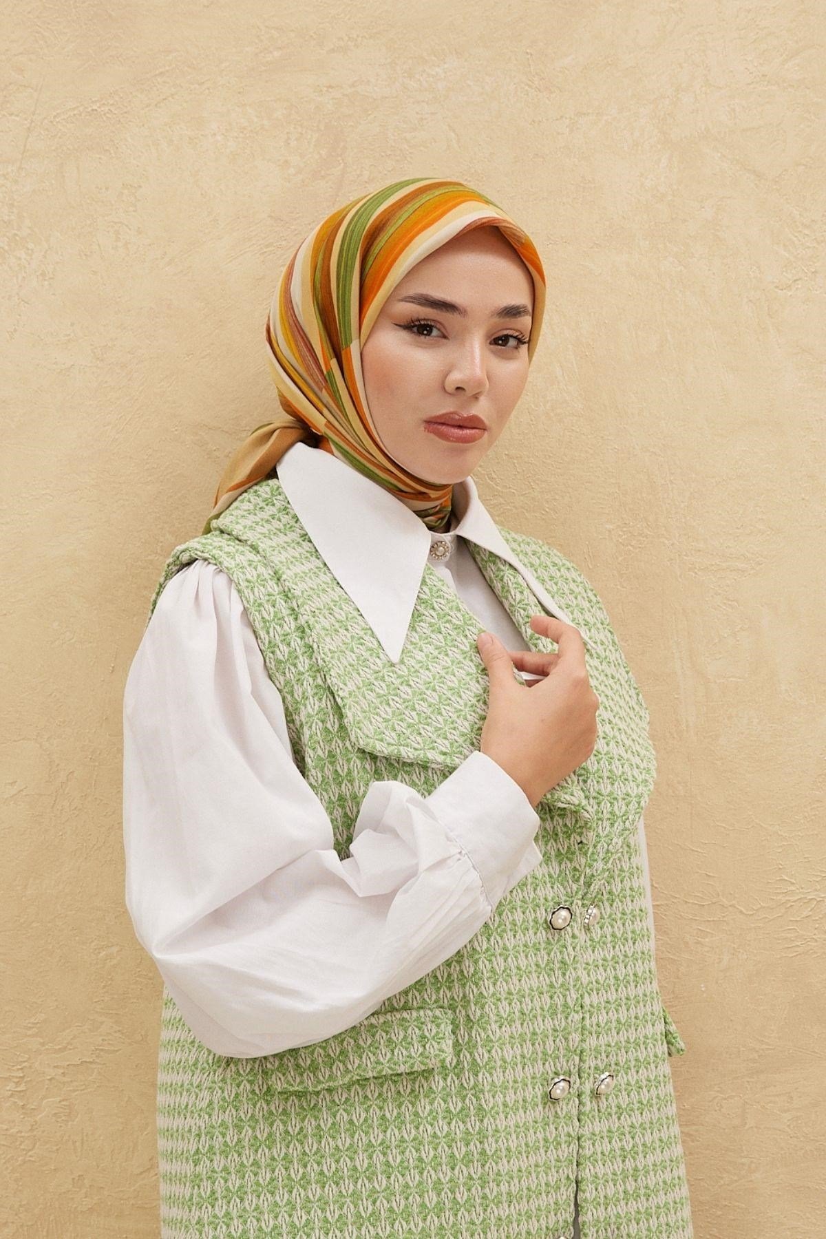 Silk Home Organik Pamuk İpek Eşarp 79011-12