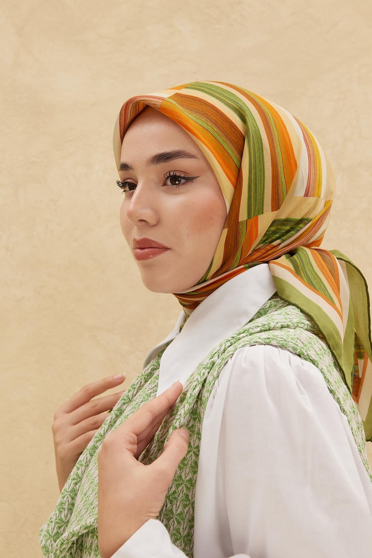 Silk Home Organik Pamuk İpek Eşarp 79011-12