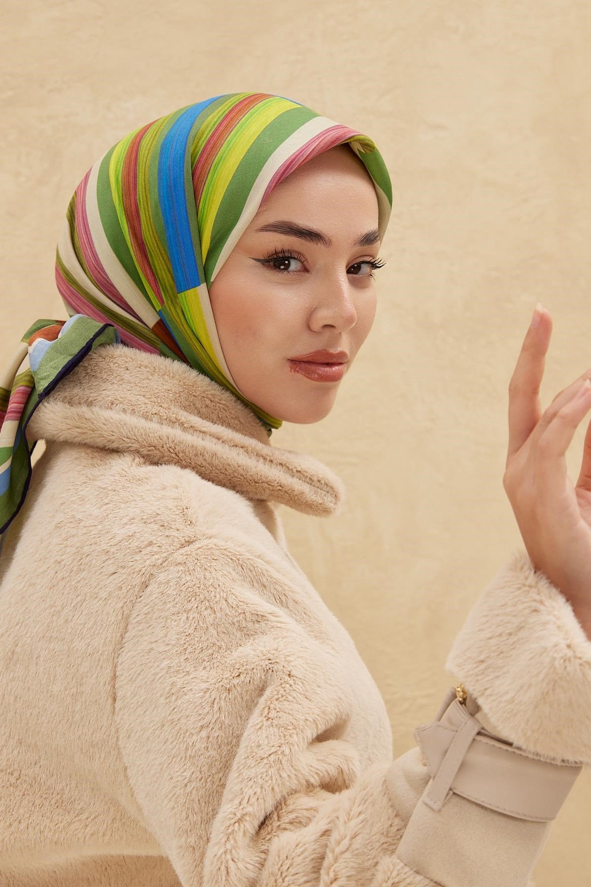 Silk Home Organik Pamuk İpek Eşarp 79011-14