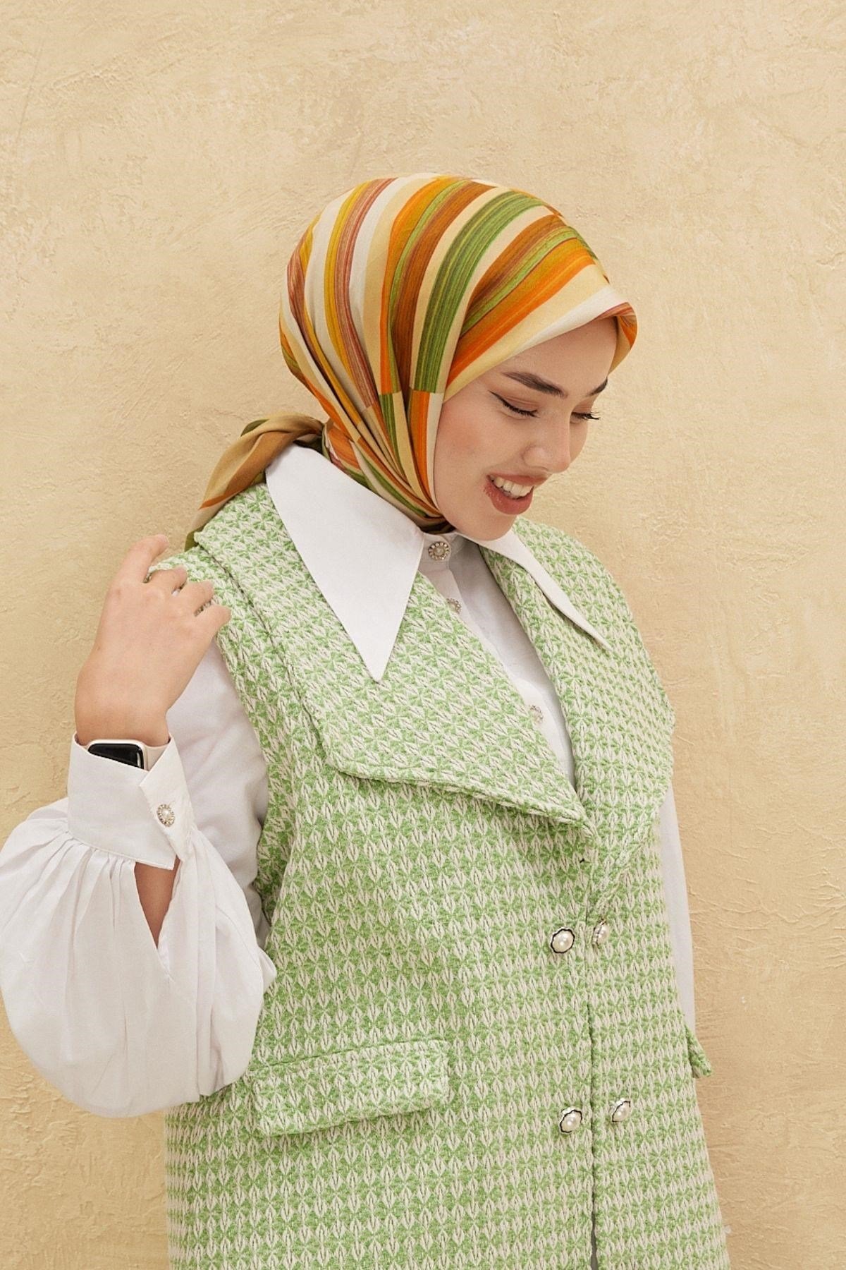 Silk Home Organik Pamuk İpek Eşarp 79011-12
