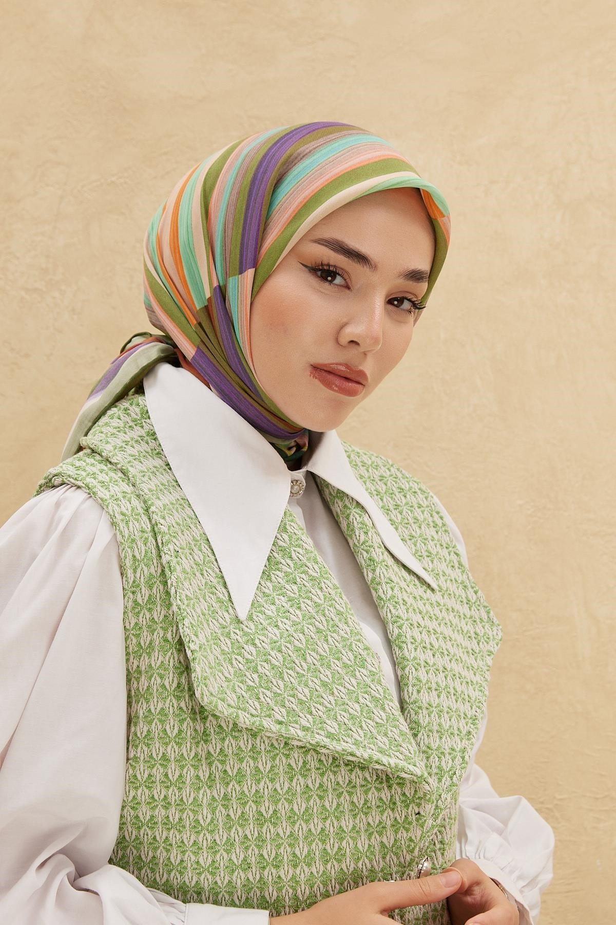 Silk Home Organik Pamuk İpek Eşarp 79011-11