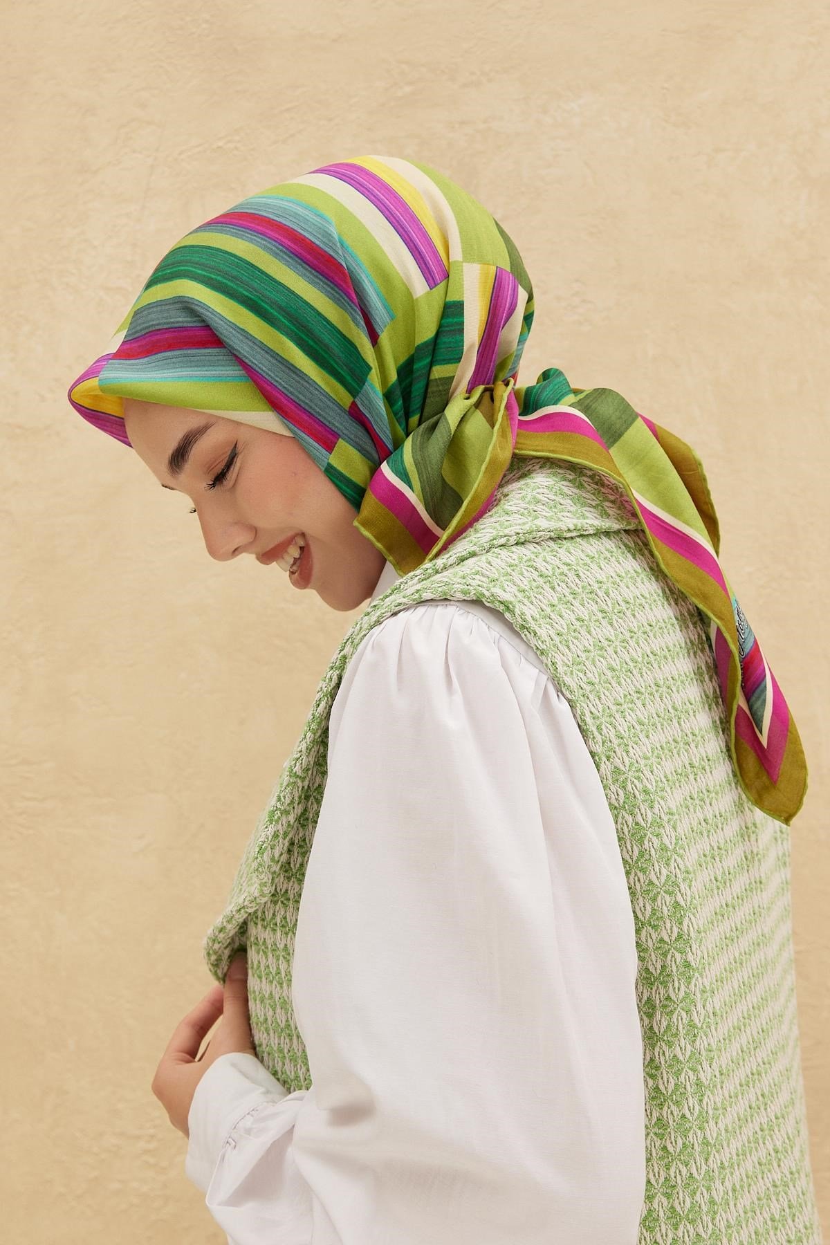 Silk Home Organik Pamuk İpek Eşarp 79011-13