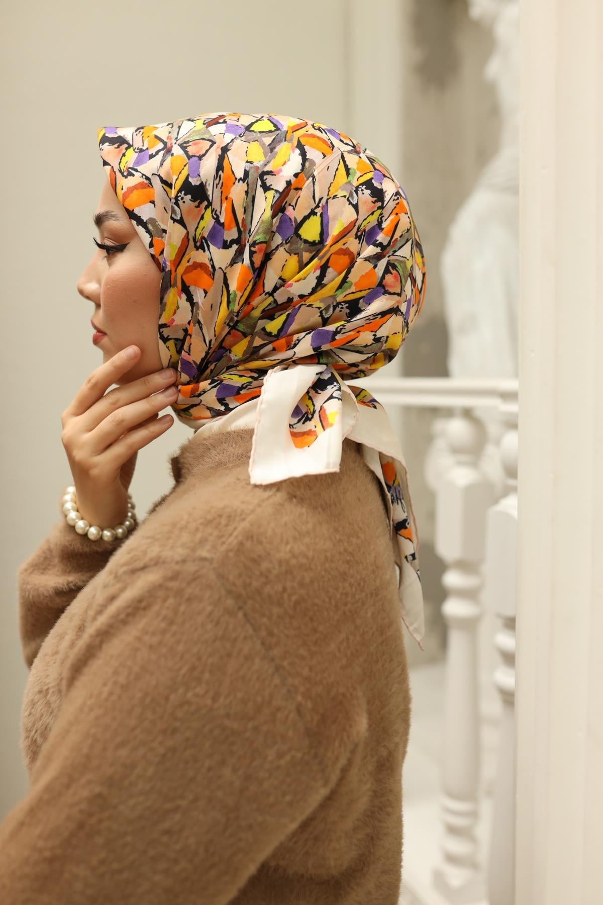 Silk Home Organik Pamuk İpek Eşarp 79012-01