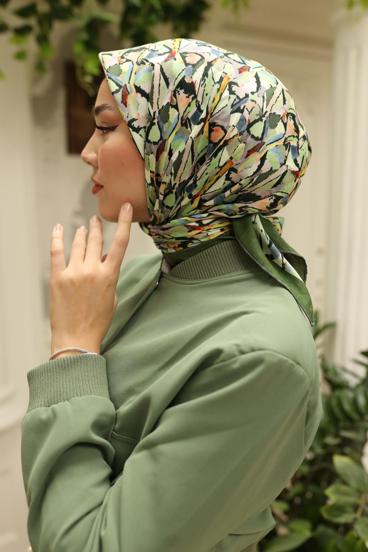 Silk Home Organik Pamuk İpek Eşarp 79012-13