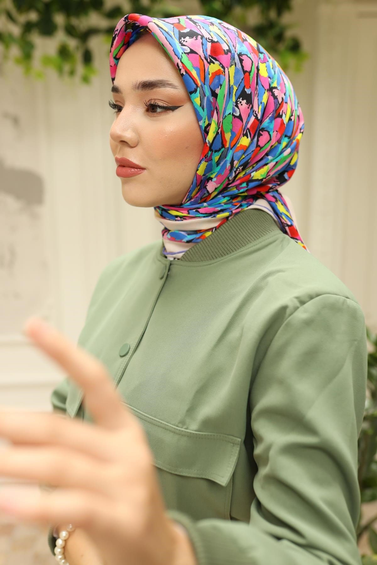 Silk Home Organik Pamuk İpek Eşarp 79012-02