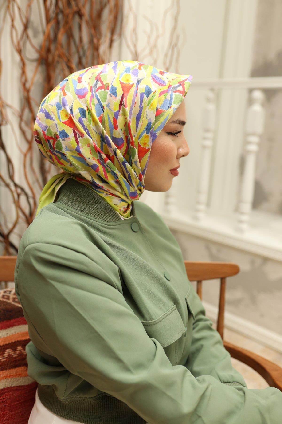 Silk Home Organik Pamuk İpek Eşarp 79012-15