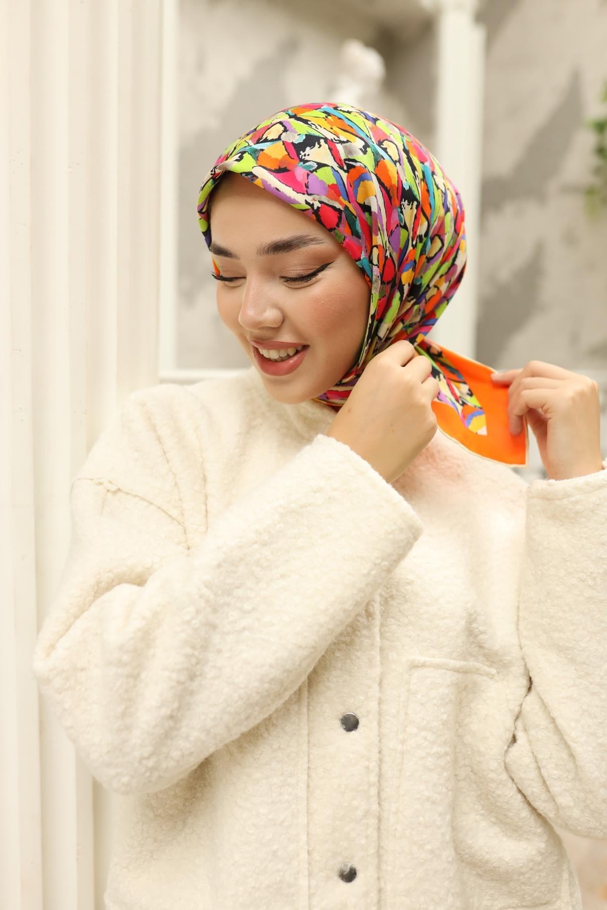 Silk Home Organik Pamuk İpek Eşarp 79012-04
