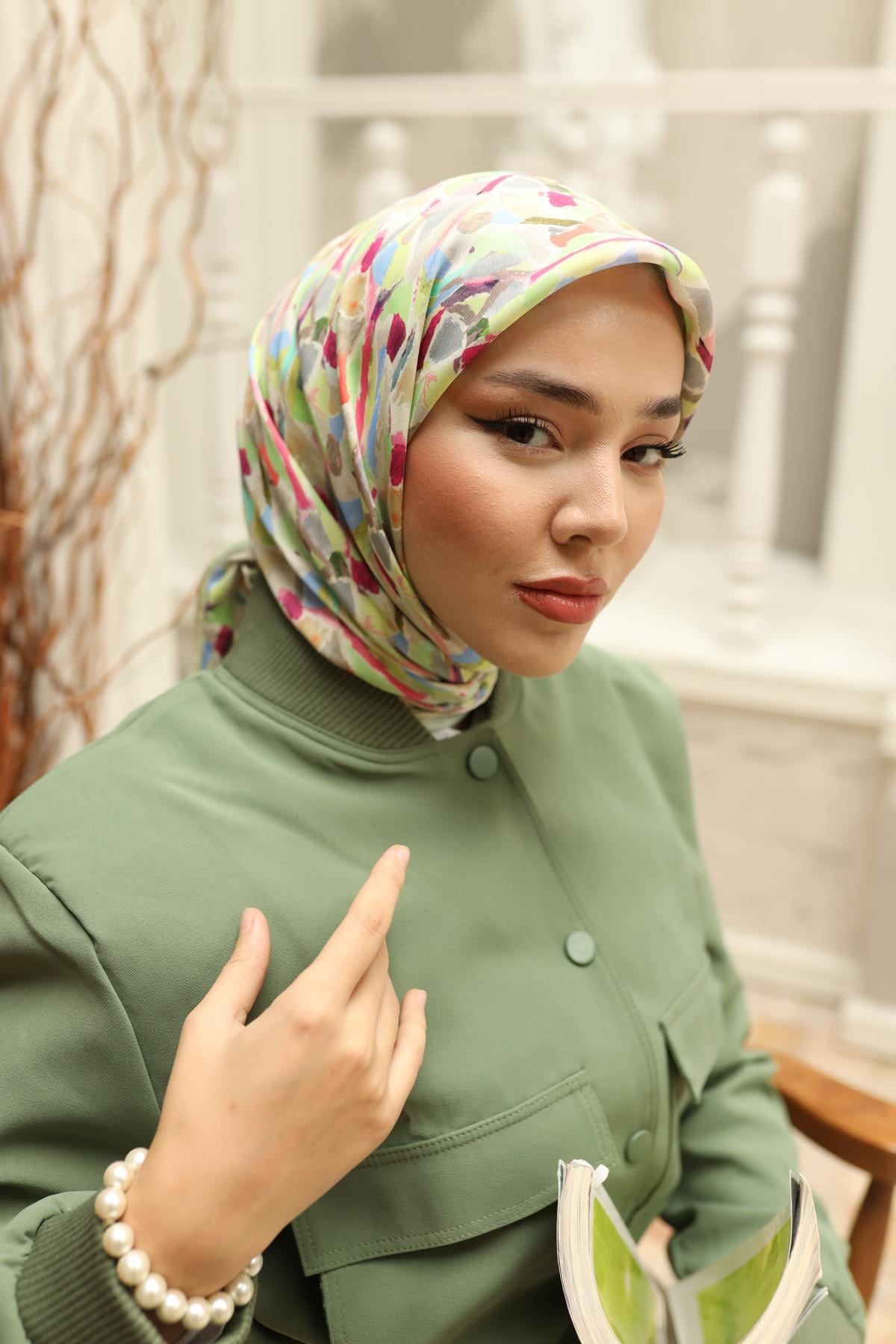 Silk Home Organik Pamuk İpek Eşarp 79012-16