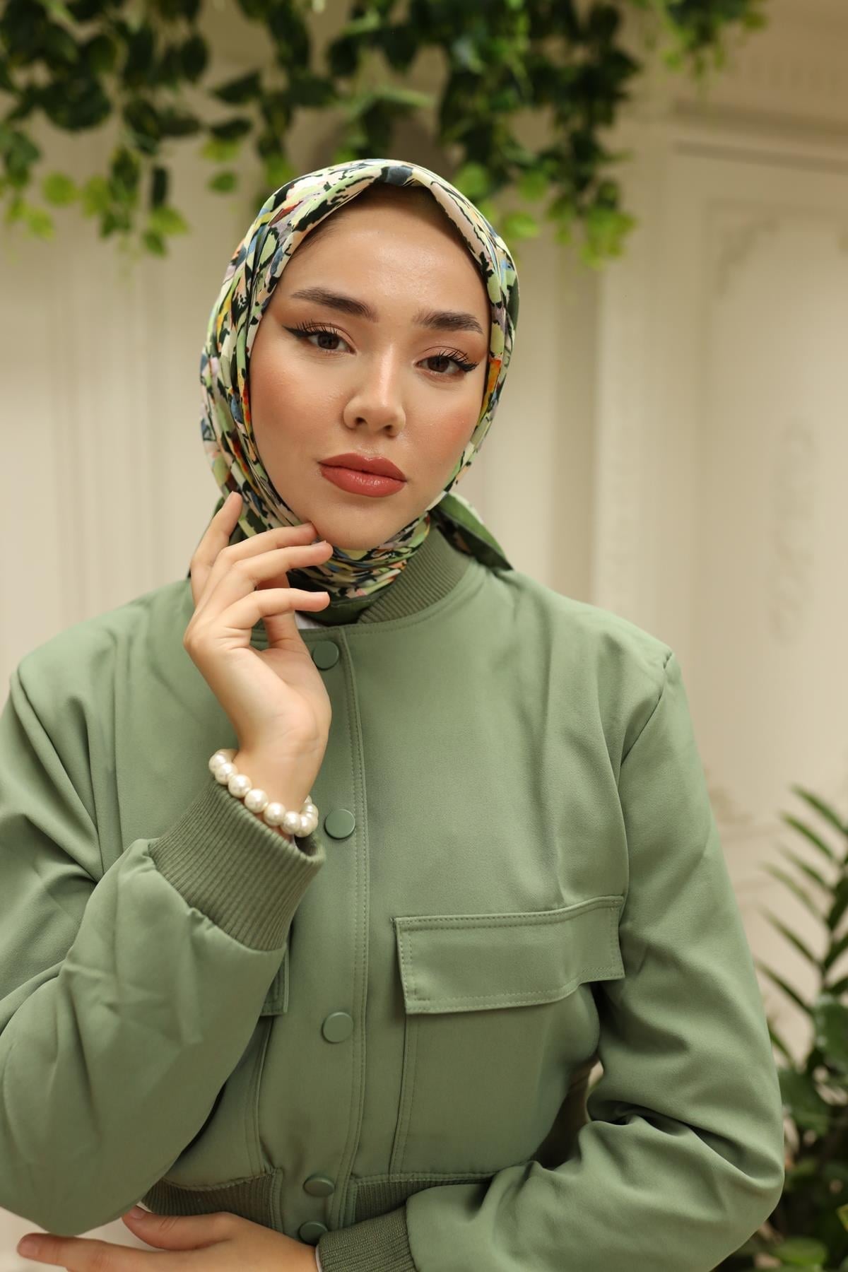 Silk Home Organik Pamuk İpek Eşarp 79012-13
