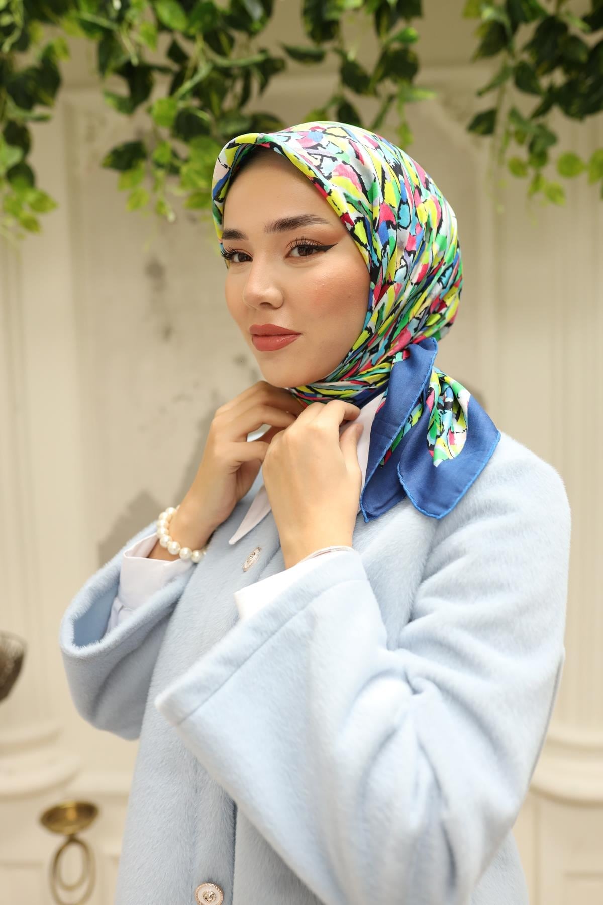 Silk Home Organik Pamuk İpek Eşarp 79012-09
