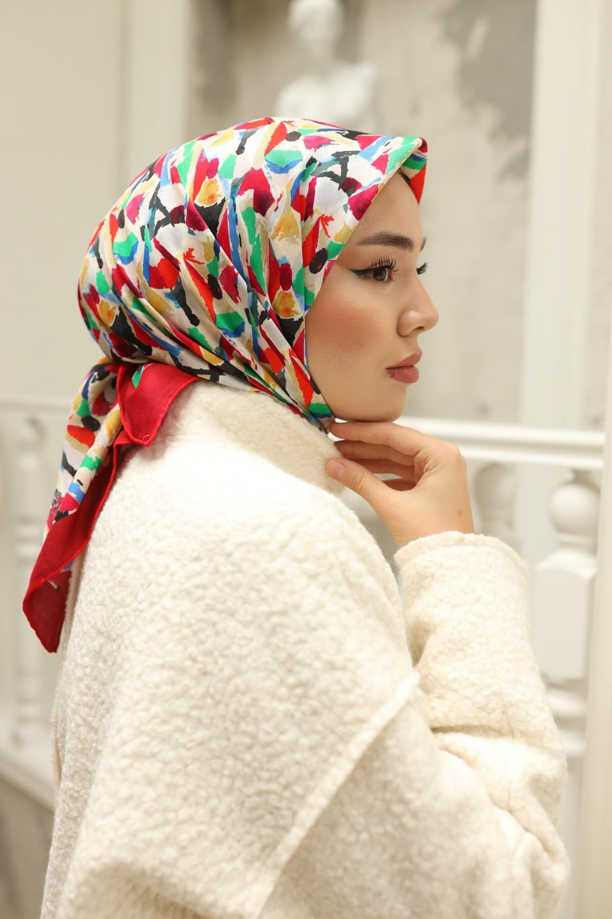Silk Home Organik Pamuk İpek Eşarp 79012-06