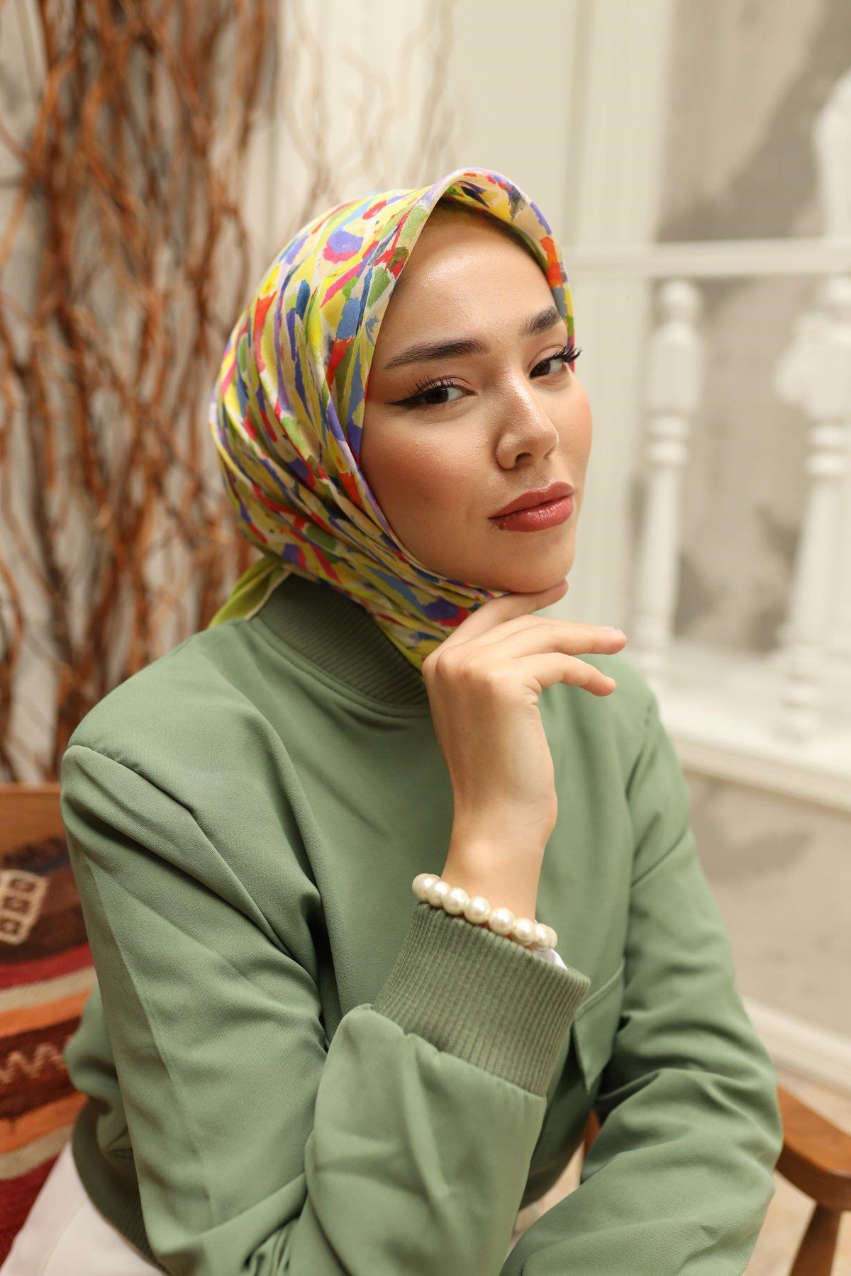 Silk Home Organik Pamuk İpek Eşarp 79012-15