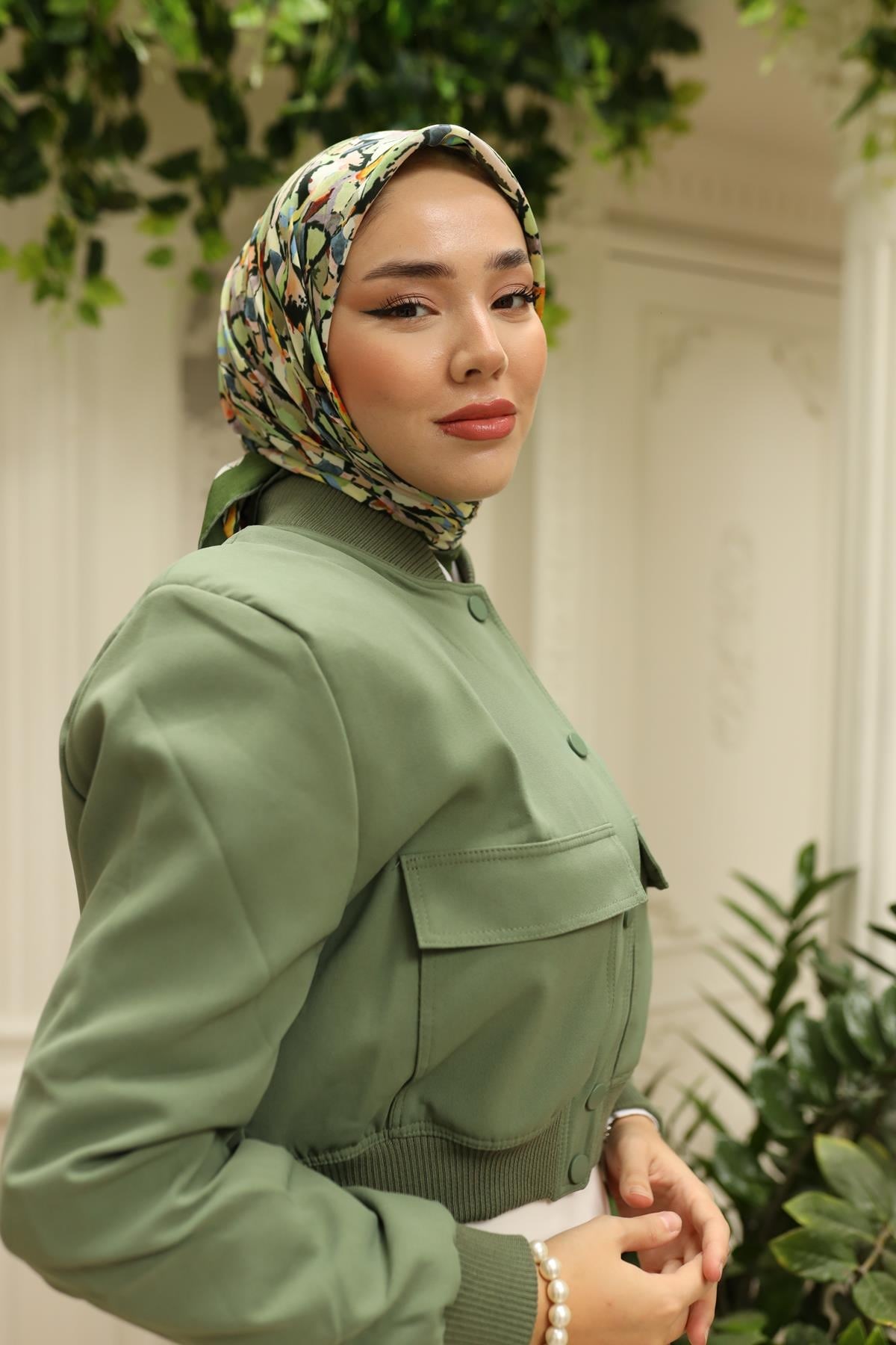 Silk Home Organik Pamuk İpek Eşarp 79012-13