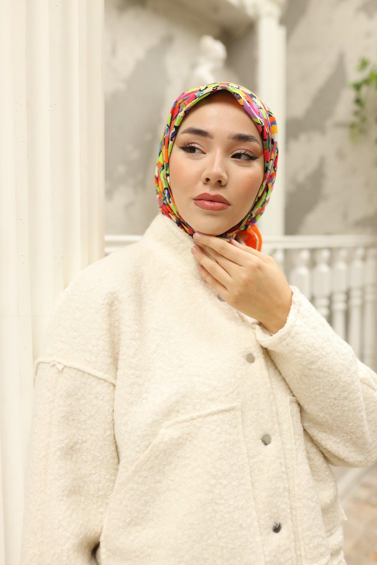 Silk Home Organik Pamuk İpek Eşarp 79012-04