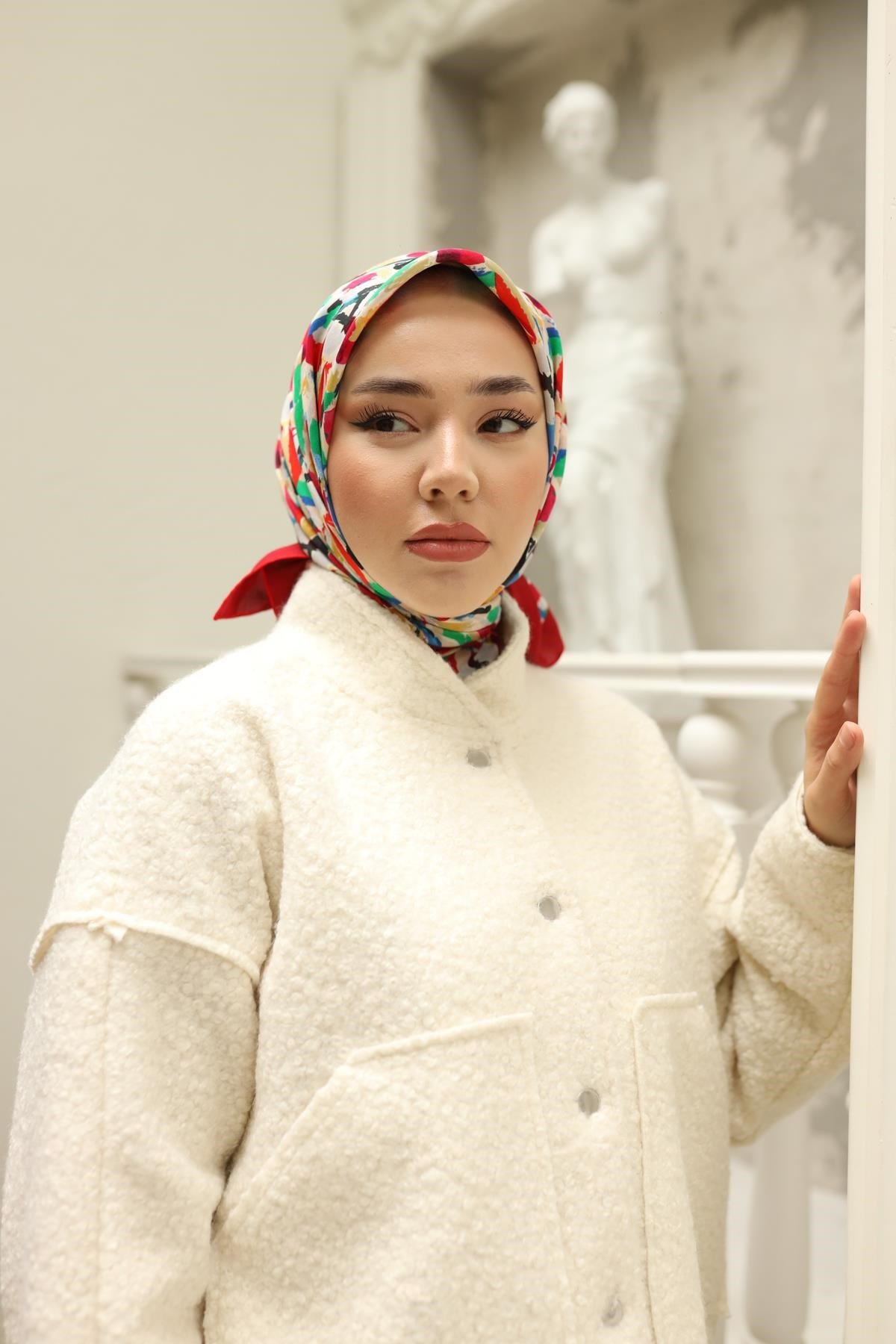 Silk Home Organik Pamuk İpek Eşarp 79012-06