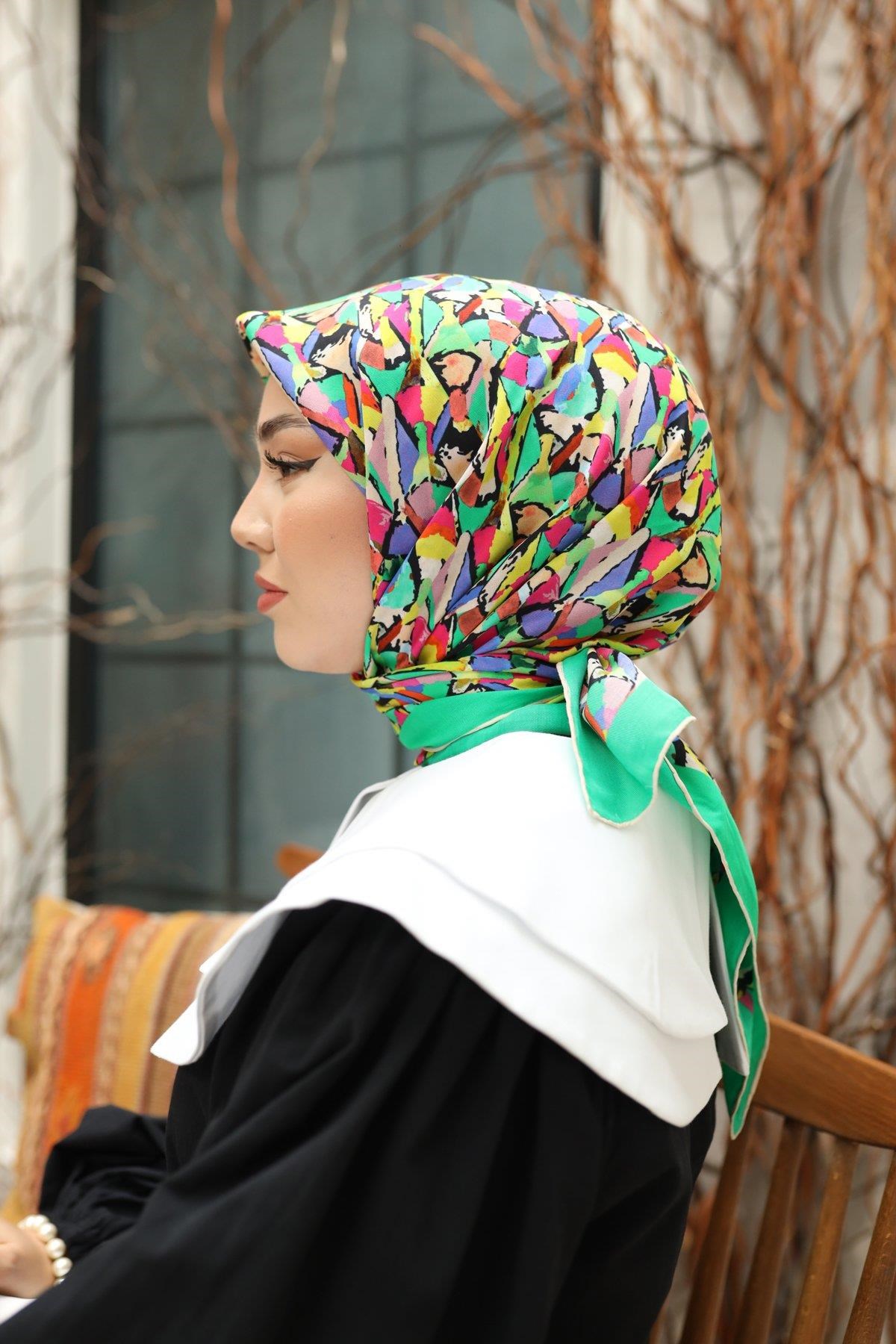 Silk Home Organik Pamuk İpek Eşarp 79012-14