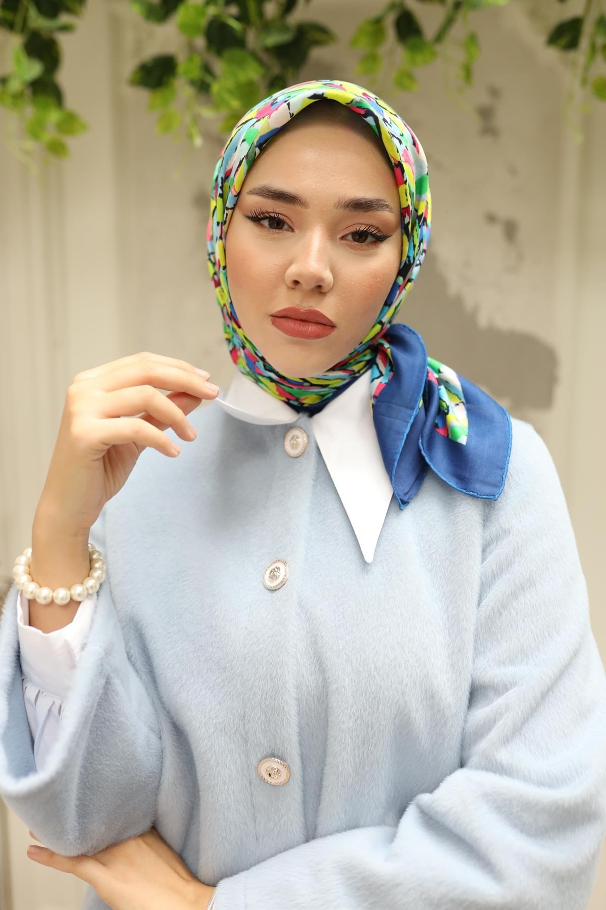 Silk Home Organik Pamuk İpek Eşarp 79012-09