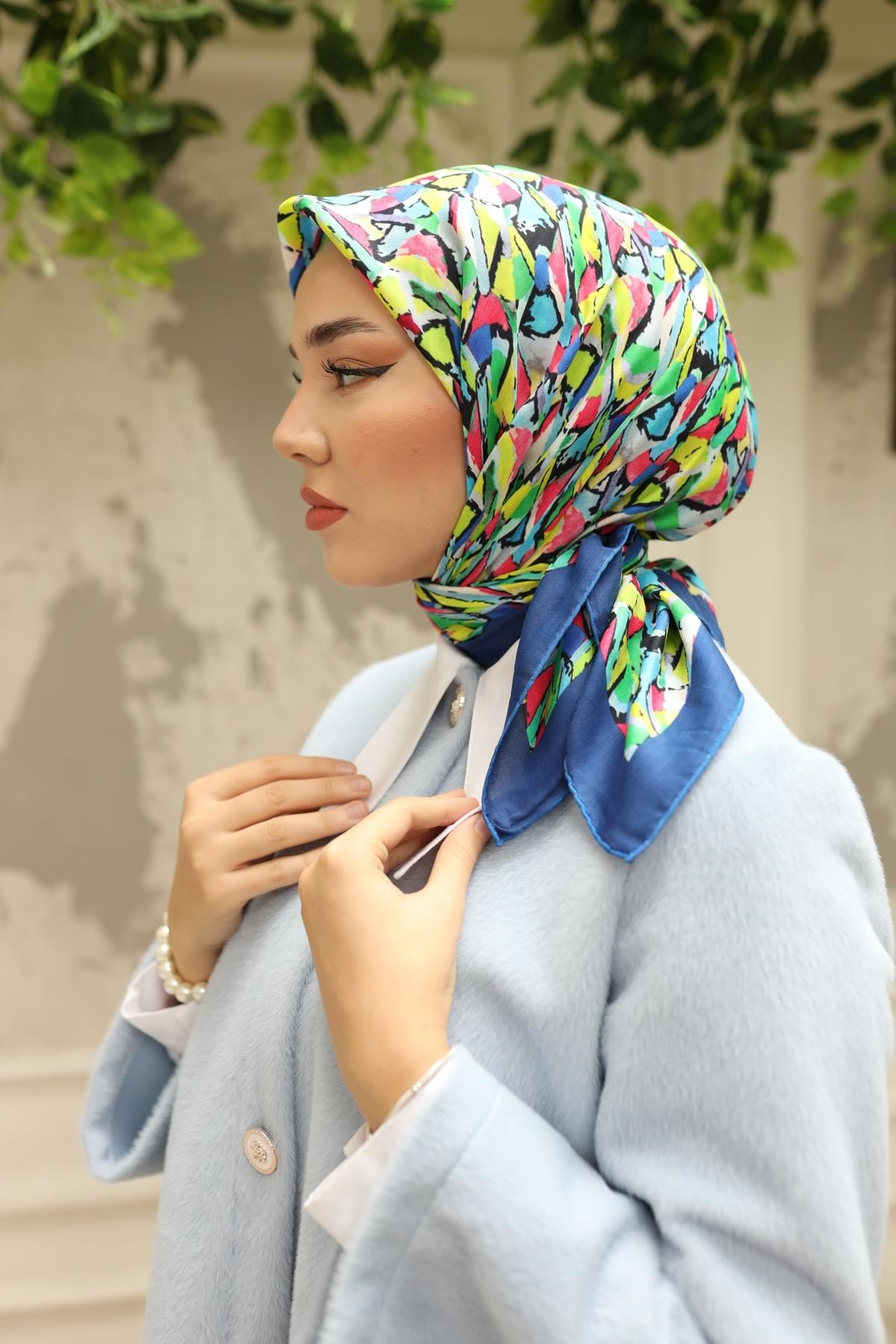 Silk Home Organik Pamuk İpek Eşarp 79012-09