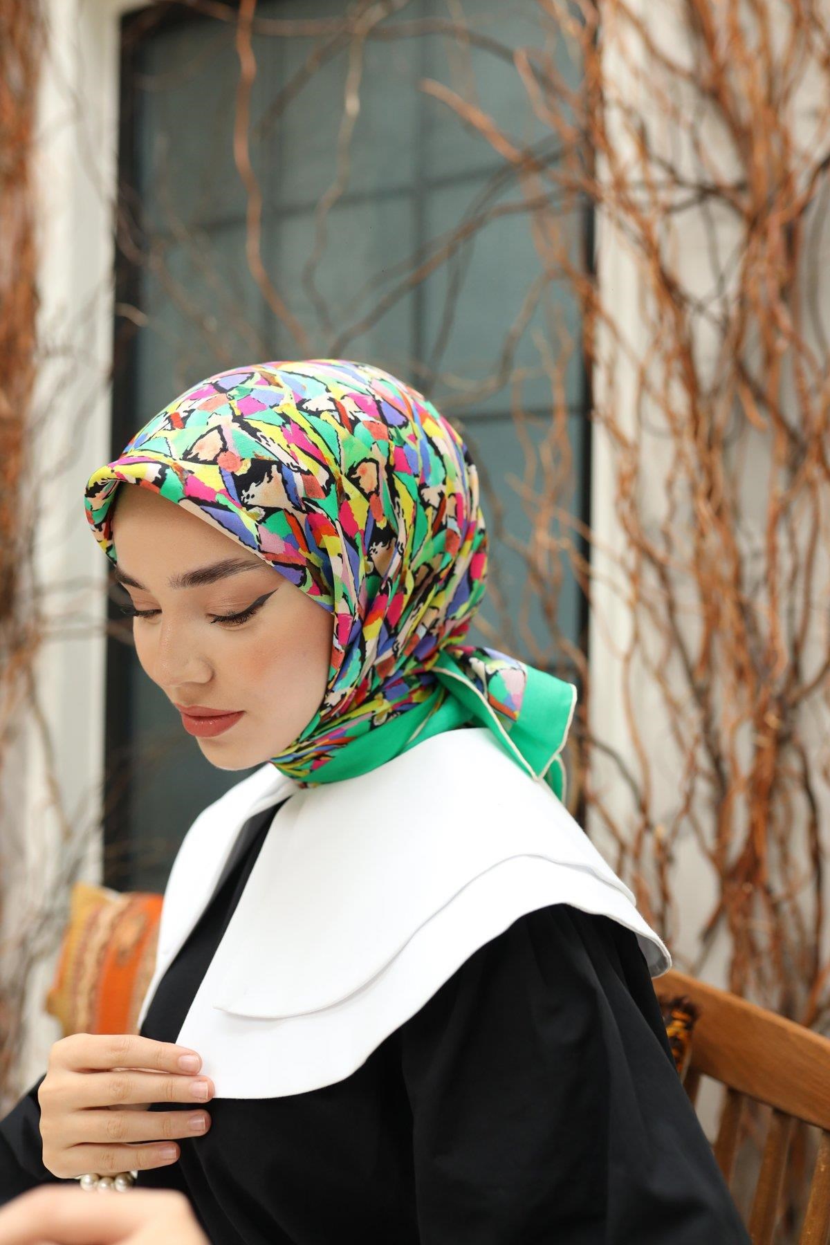 Silk Home Organik Pamuk İpek Eşarp 79012-14