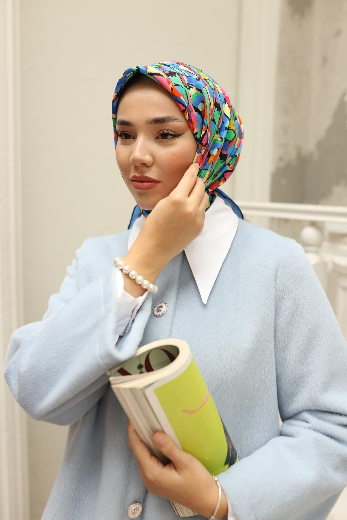 Silk Home Organik Pamuk İpek Eşarp 79012-10