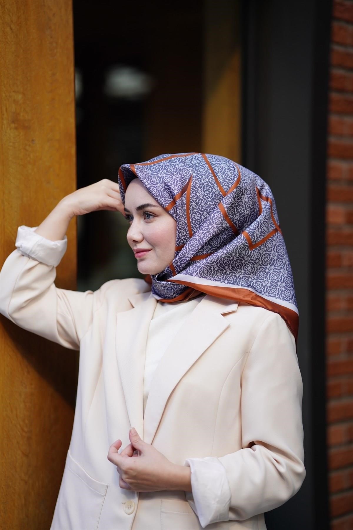 Silk Home Sura (Saten) İpek Eşarp 11388-S04