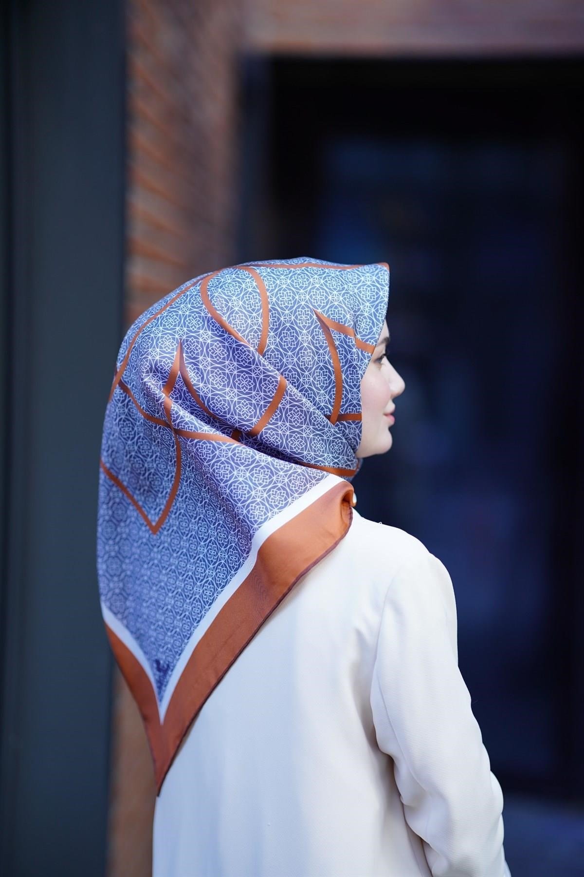 Silk Home Sura (Saten) İpek Eşarp 11388-S04