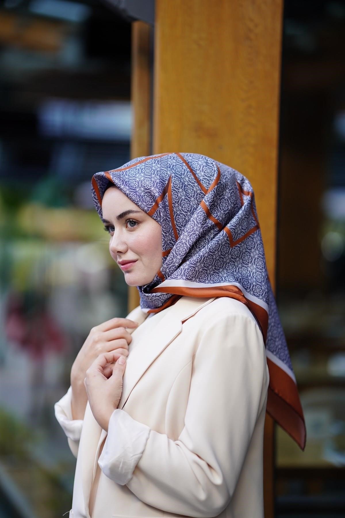 Silk Home Sura (Saten) İpek Eşarp 11388-S04