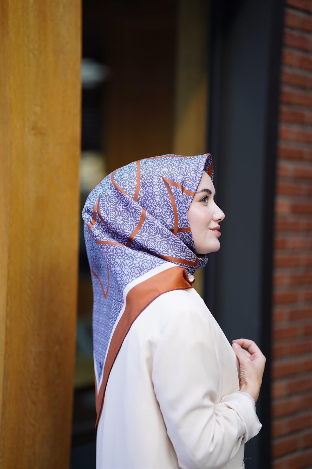 Silk Home Sura (Saten) İpek Eşarp 11388-S04