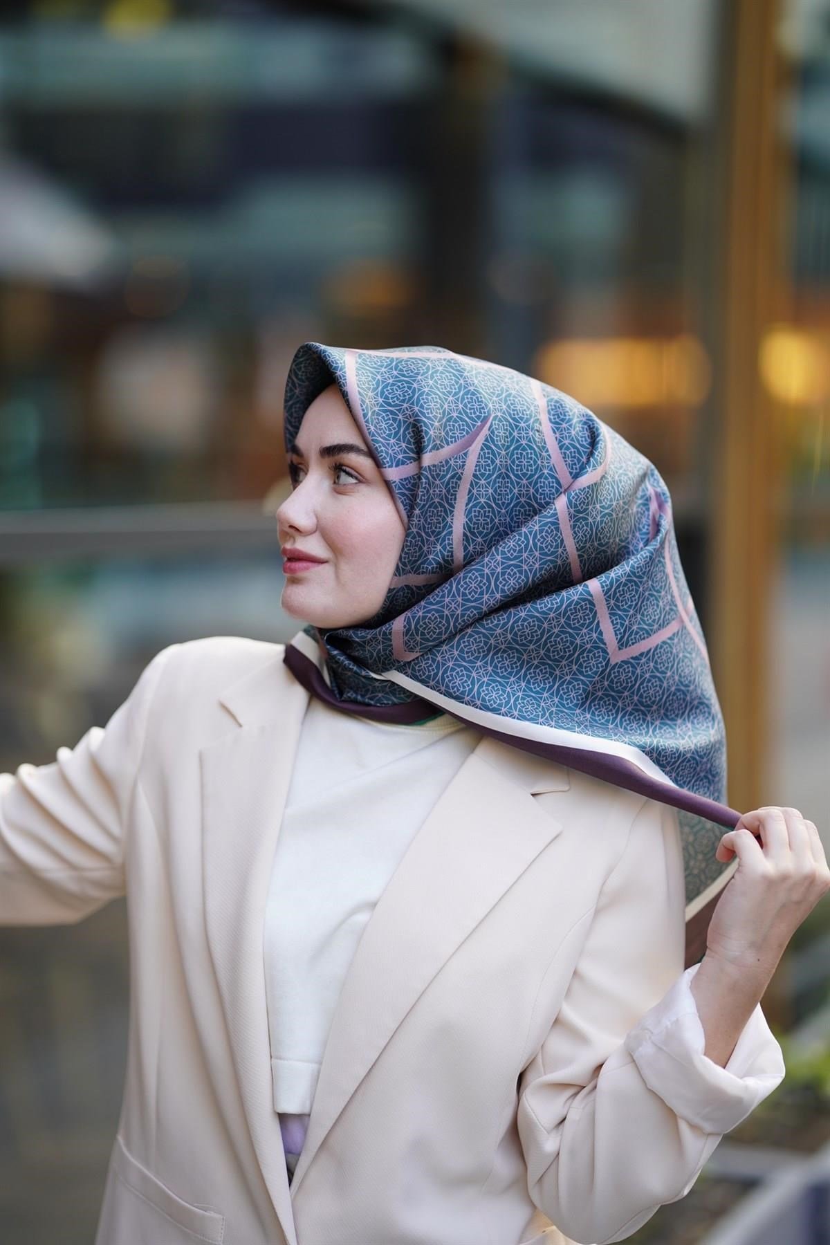 Silk Home Sura (Saten) İpek Eşarp 11388-S21