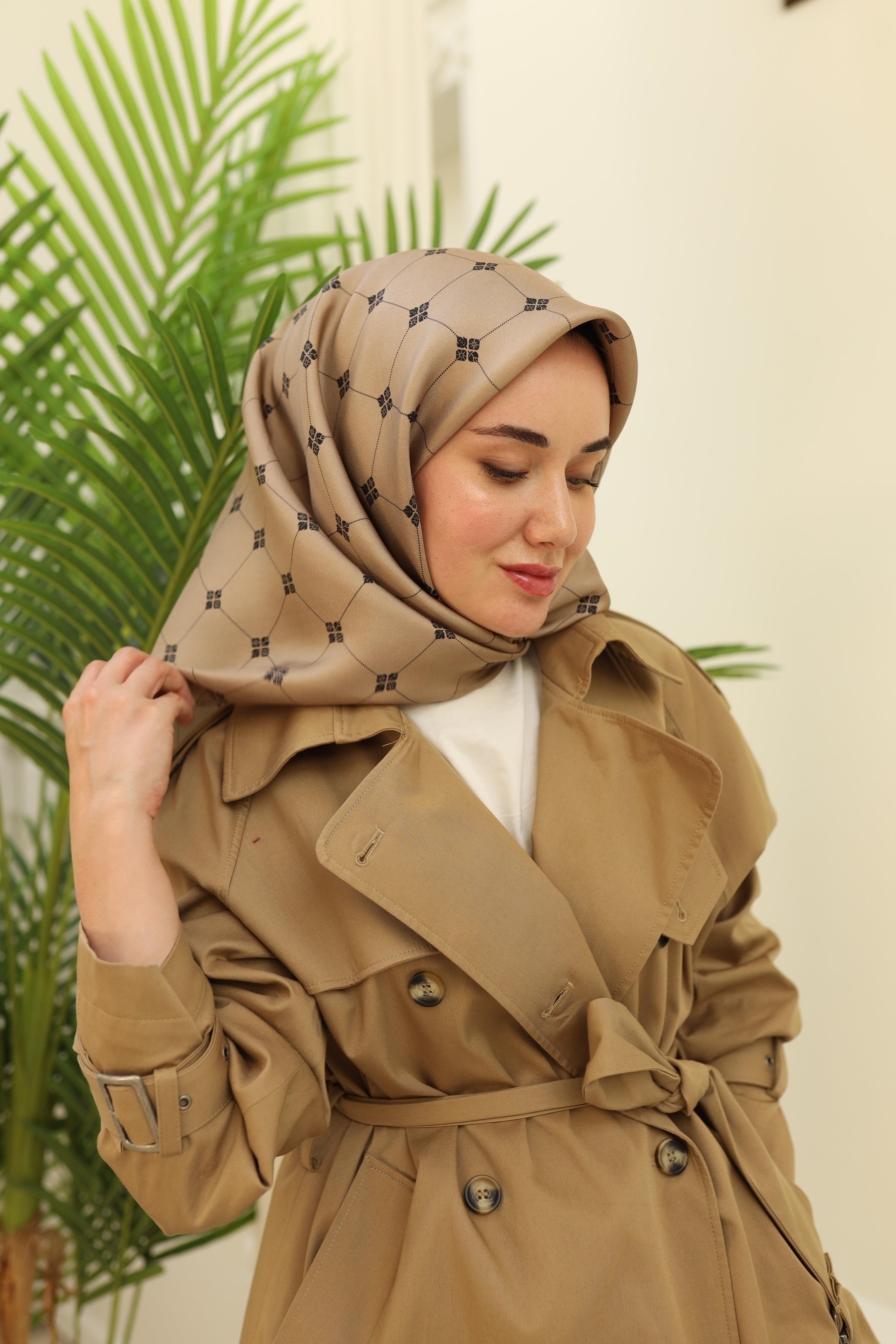 Silk Home Sura (Saten) İpek Eşarp 11392-S16