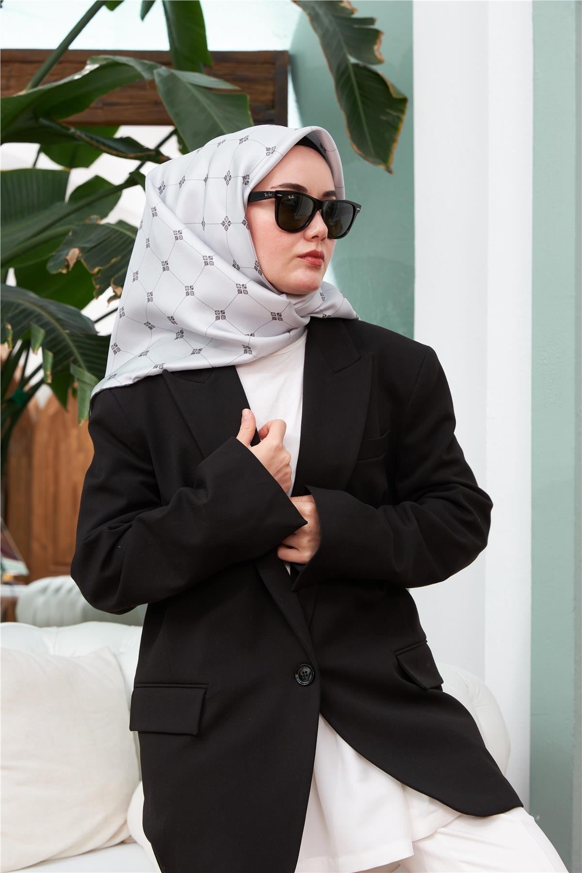 Silk Home Sura (Saten) İpek Eşarp 11392-S34