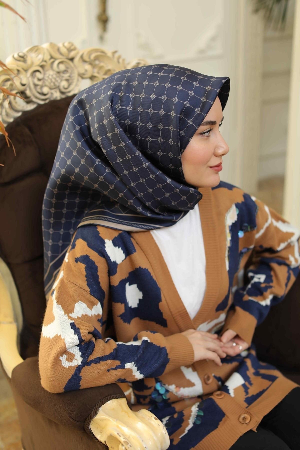 Silk Home Sura (Saten) İpek Eşarp 11393-S10