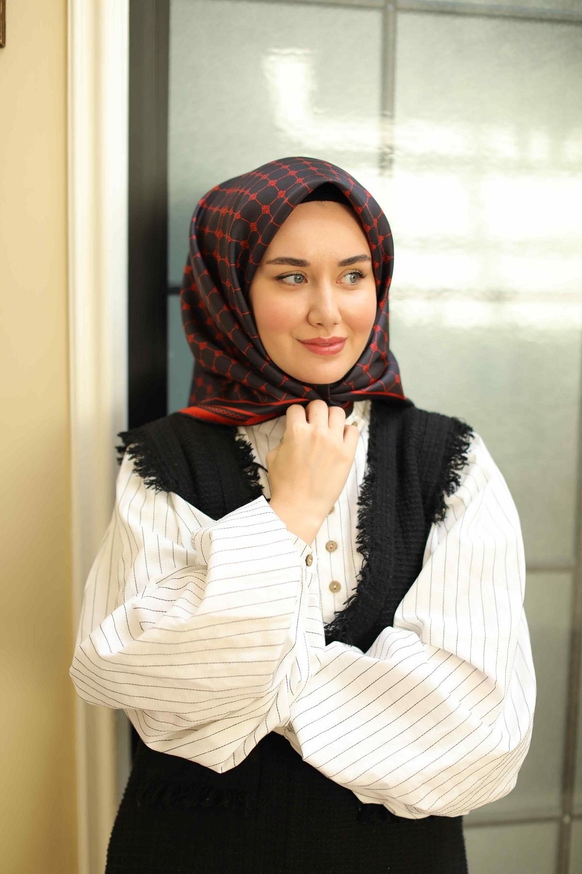 Silk Home Sura (Saten) İpek Eşarp 11393-S29