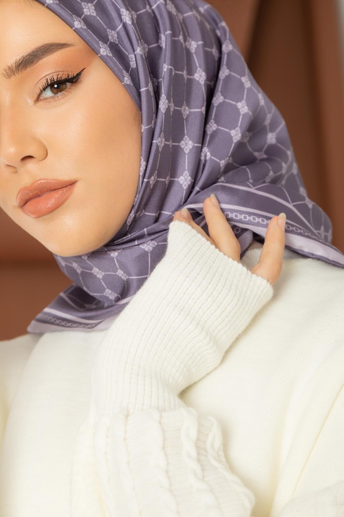 Silk Home Sura (Saten) İpek Eşarp 11393-S22
