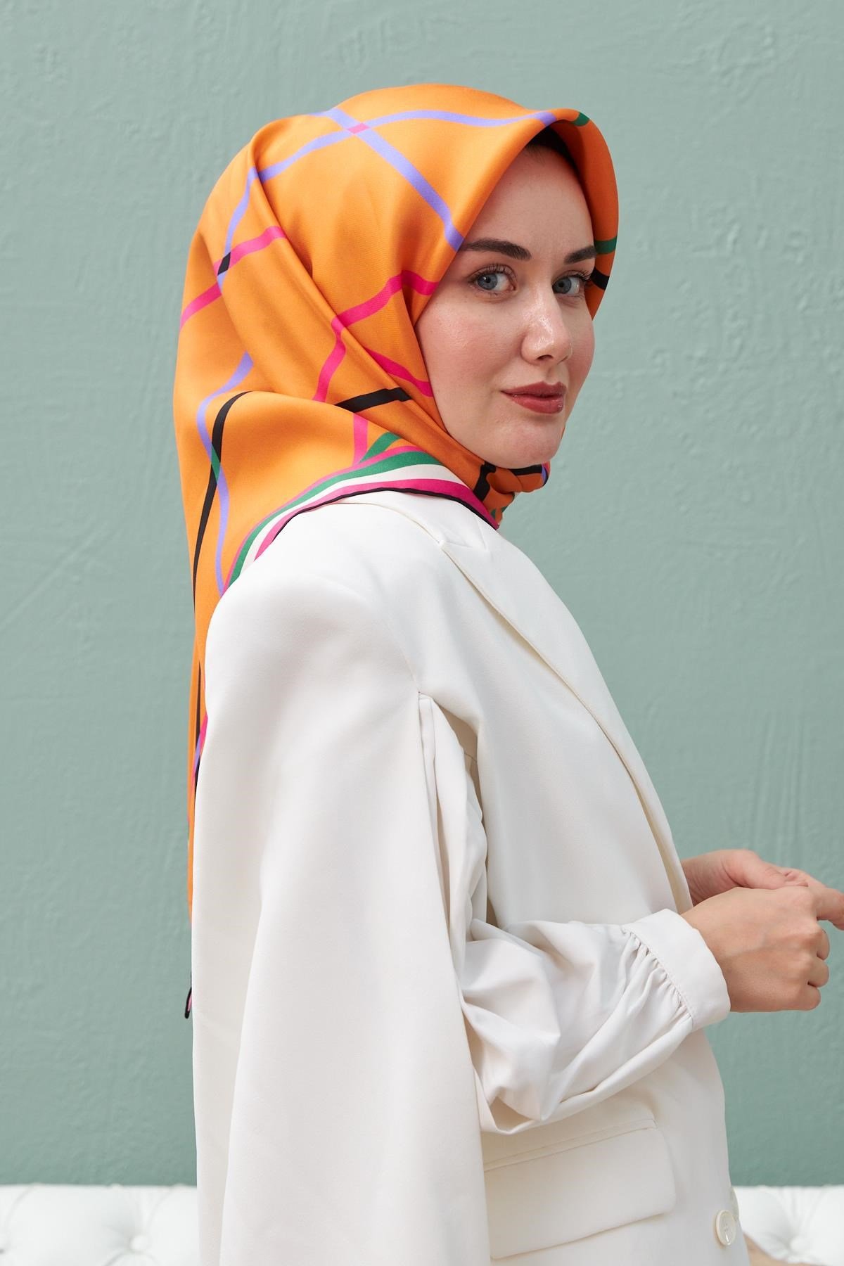 Silk Home Sura (Saten) İpek Eşarp 11394-S15